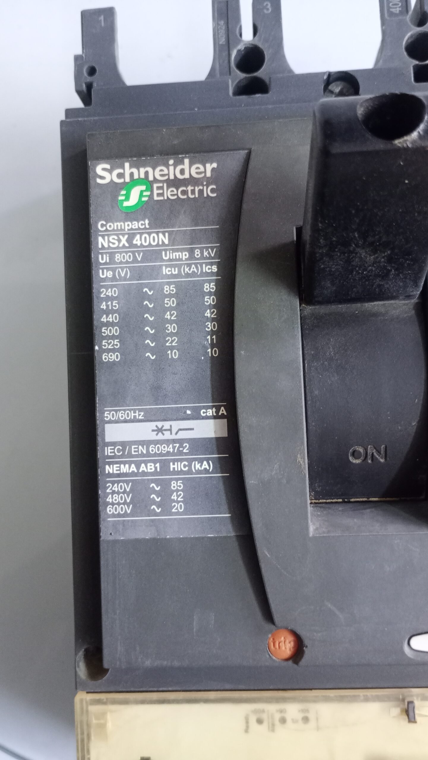 Schneider NSX400N Micrologic 2.3 3P Circuit Breaker | 400A - Image 5