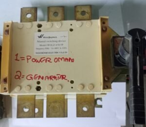Westhomes WGLZ-630/3P 630A Used Manual Switching Device
